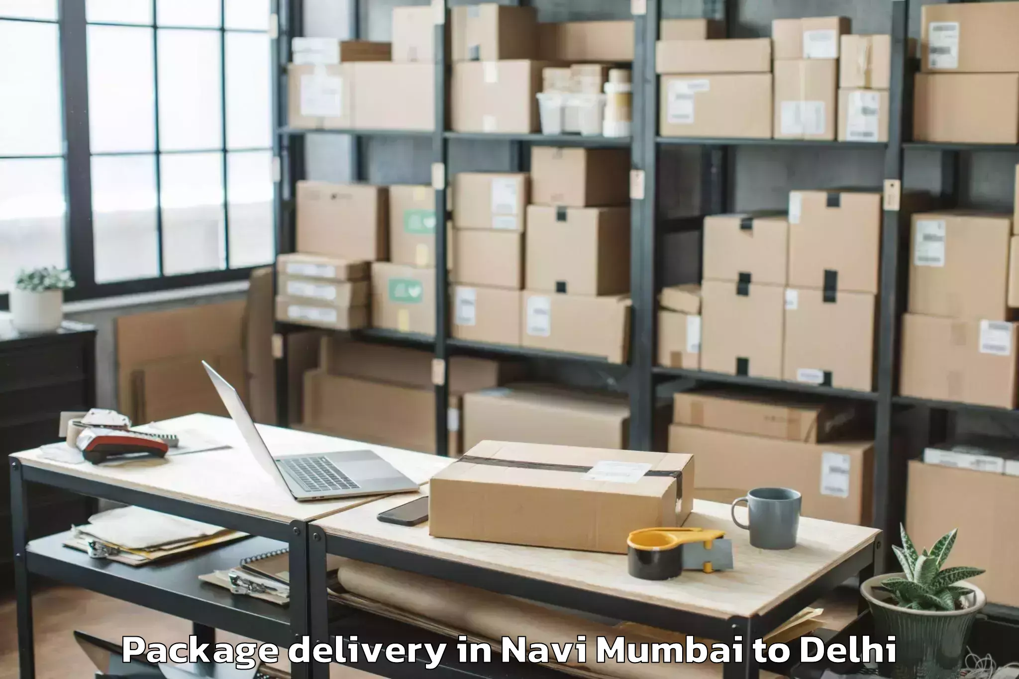 Reliable Navi Mumbai to V3s East Centre Mall Package Delivery